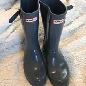 Hunter rain boots short